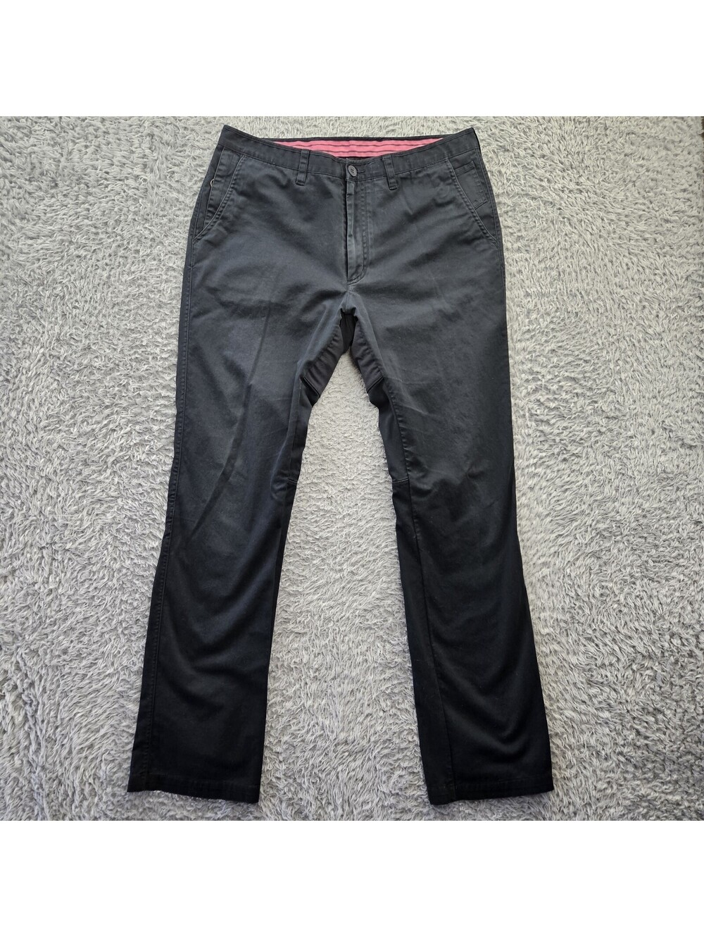 Rapha Pants Men 36 (fits 34x32) Rapha Trousers Black Cycling Stretch Reinforced